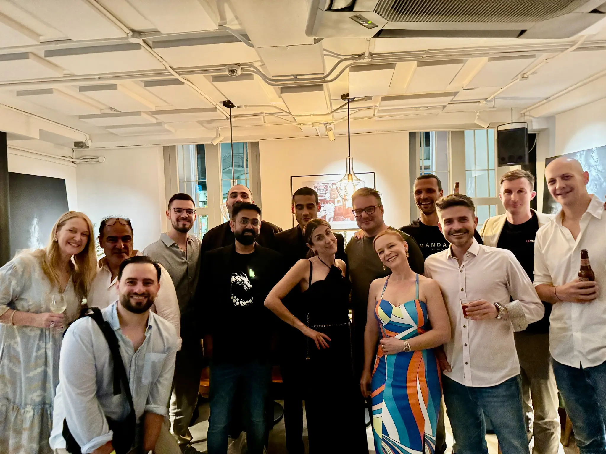 Rishant Kumar with an international ecosystem community