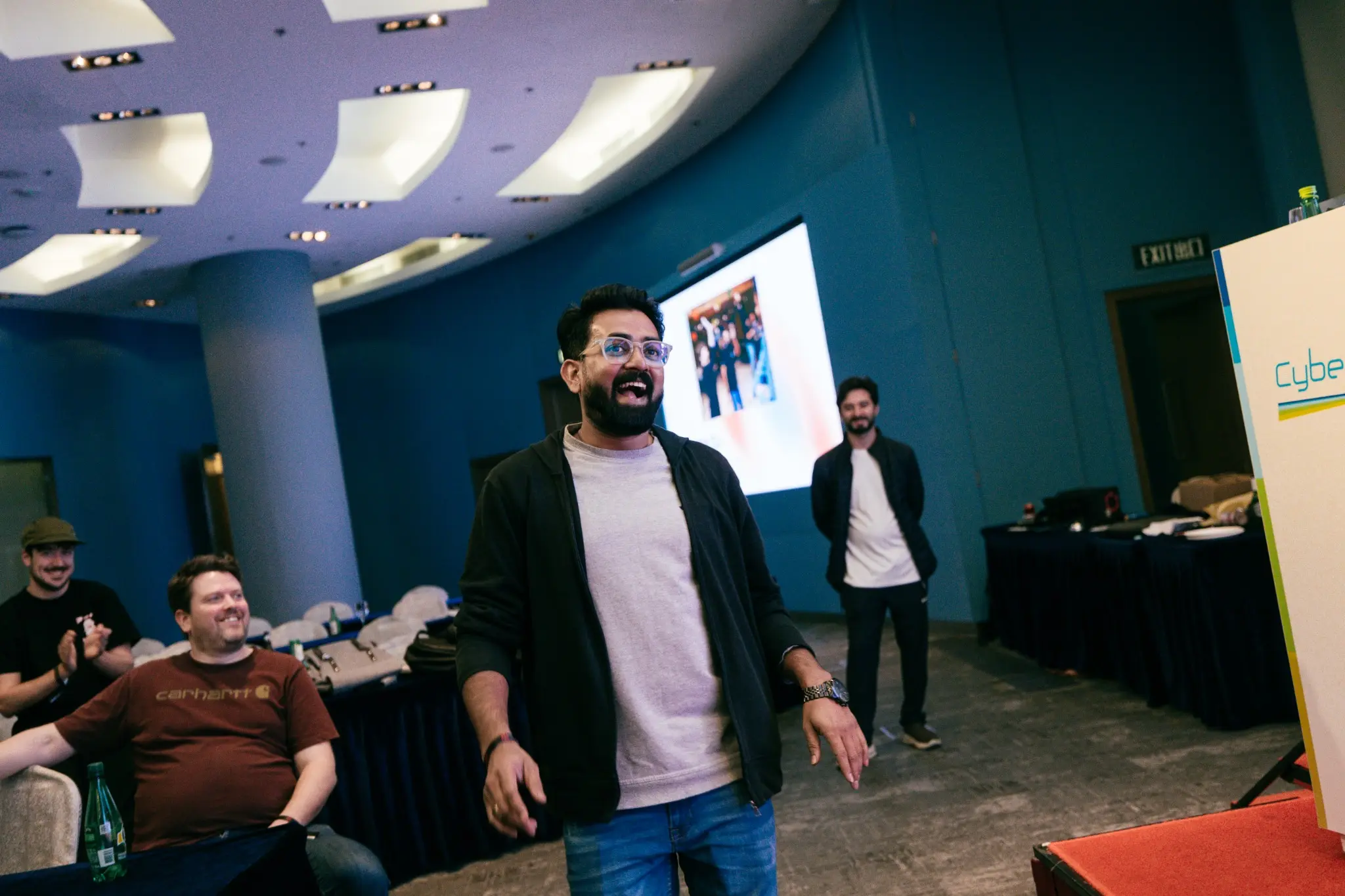 Rishant Kumar leading an interactive workshop